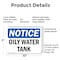 Signmission Oily Water Tank, 10 in W x Rectangle, Plastic OS-2PACK-NS-P-710-L-16977 - alternate 7